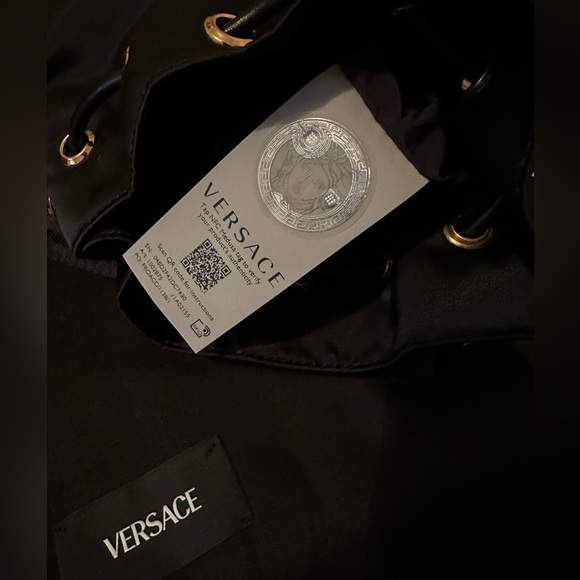 VERSACE Nylon drawstring shoulder bag (NEW) - Picture 12 of 14